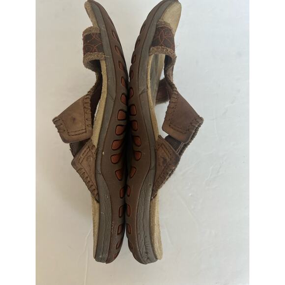 Merrell Brown Qform Air Cushion Performance Sandals Strappy Slide Size 8 - Picture 6 of 10